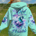 With God All Things Are Possible Horse Women's All Over Print Shirt - Tltw0311234