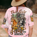 Runs On Jesus And Horses Women's All Over Print Shirt - Tltw0807234