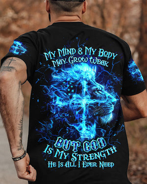 My Mind And My Body May Grow Weak Lion Men's All Over Print Shirt - Tltw2205245