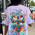 I Can Do All Things Through Christ Colorful Women's All Over Print Shirt - Tltw1511233