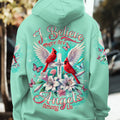 I Believe There Are Angels Among Us Cardinal Women's All Over Print Shirt - Tltw0301253