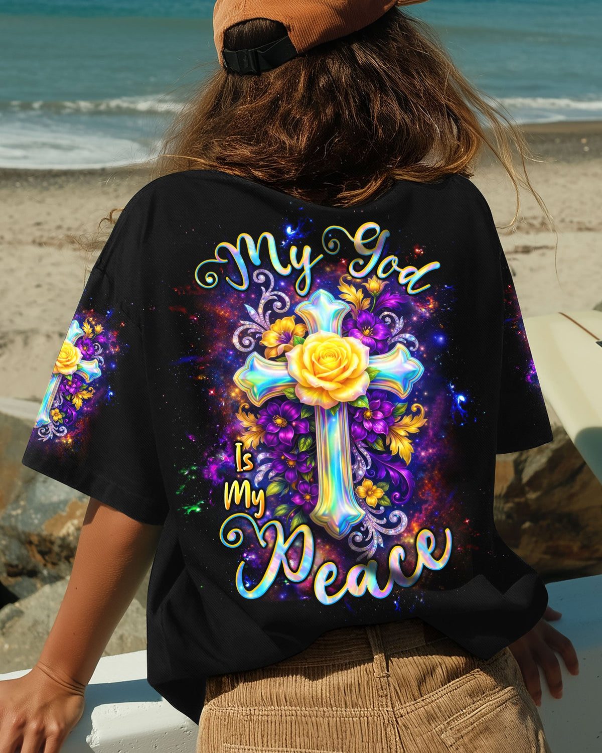 My God Is My Peace  Women's All Over Print Shirt  - Tltw1202263