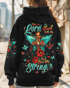 Lord Stood With Me Cross Wings Women's All Over Print Shirt - Tltw2709245