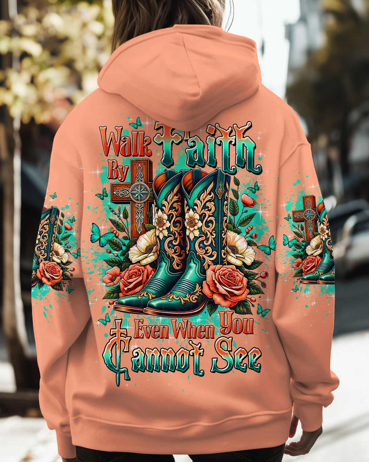 Walk By Faith Even When You Cannot See Women's All Over Print Shirt - Tltw0910253