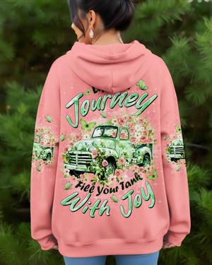 Life's A Journey Flower Truck Women's All Over Print Shirt - Tltw0412252
