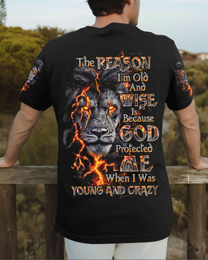 The Reason I’m Old And Wise Lion Men's All Over Print Shirt - Tltw0902261