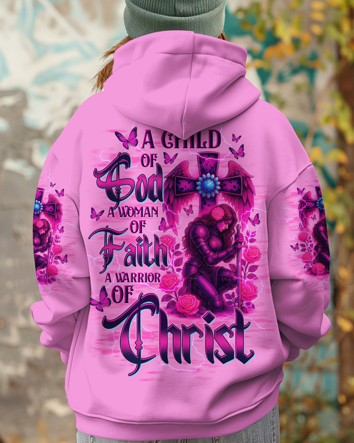 A Child Of God A Woman Of Faith Warrior Women's All Over Print Shirt  - Tltw0408253
