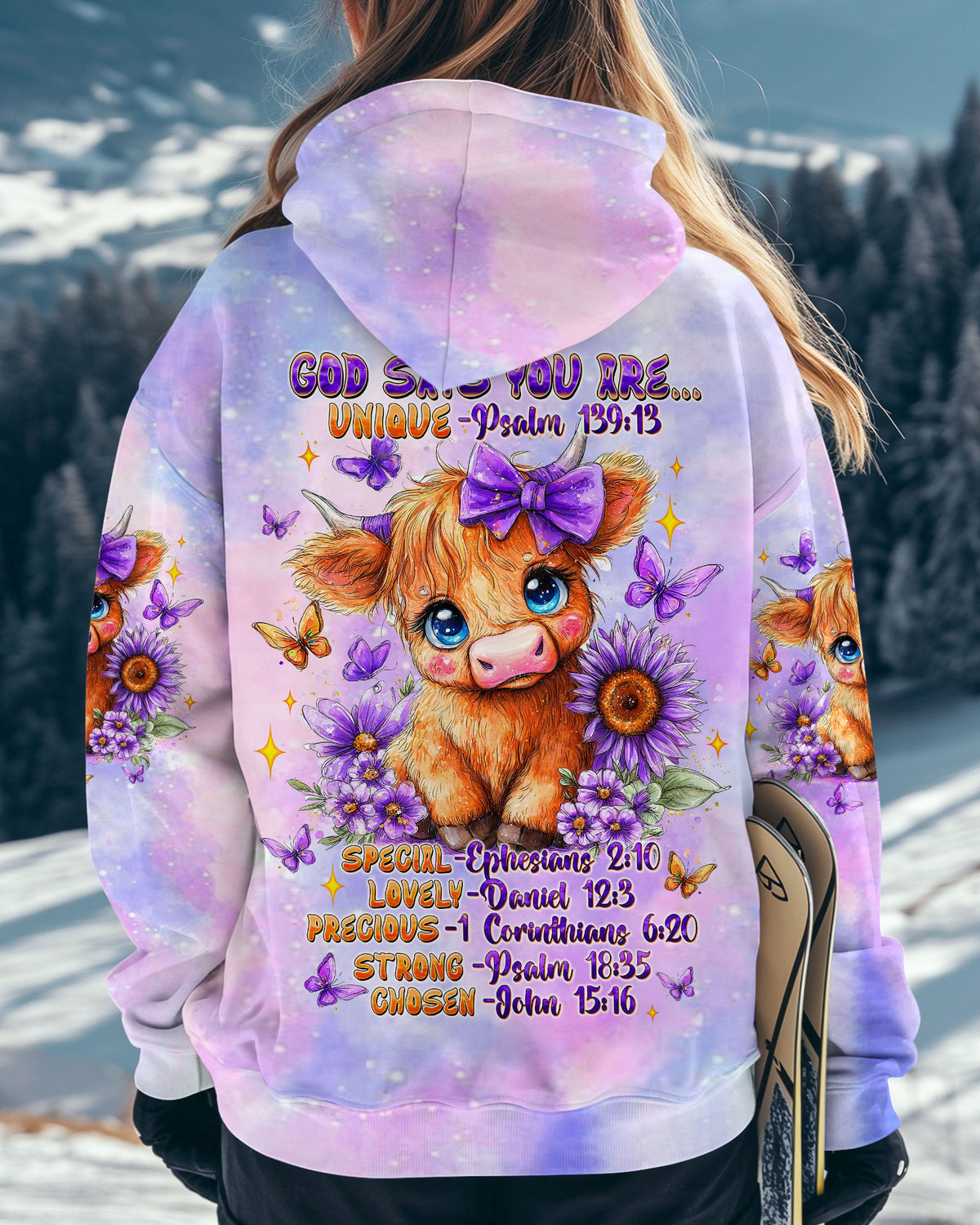 God Says You Are Cow Women's All Over Print Shirt   - Tltw3007253