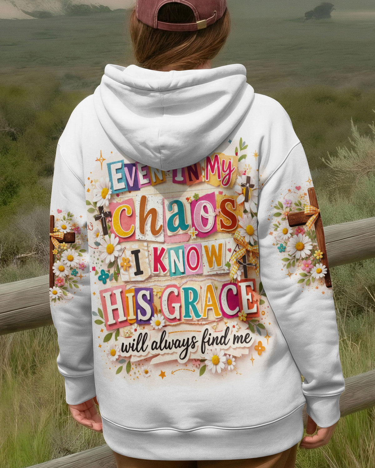Even In My Chaos Women's All Over Print Shirt -   Tltw2302263