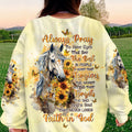 Always Pray To Have Eyes Horses Women's All Over Print Shirt - Tltw1001245