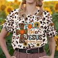 Fall For Jesus Autumn Leopard Women's All Over Print Shirt - Tltw0308234