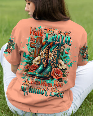 Walk By Faith Even When You Cannot See Women's All Over Print Shirt - Tltw0910253