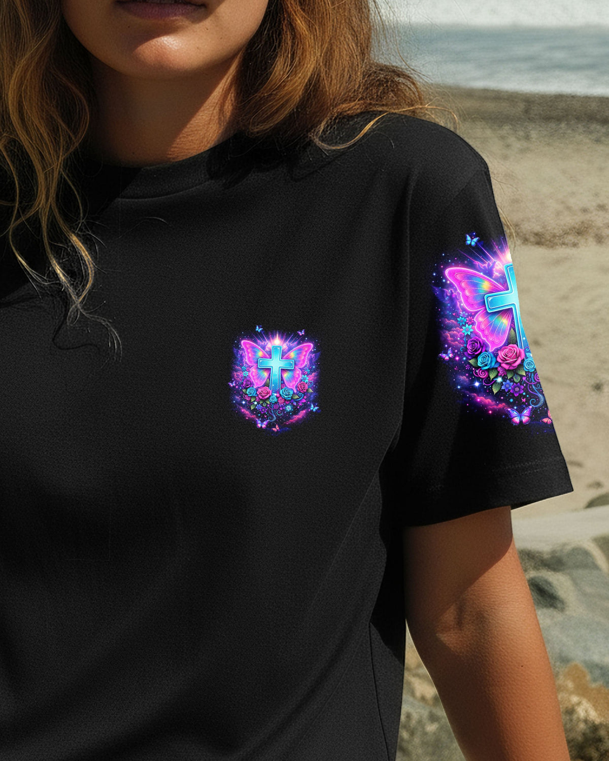 I Believe There Are Angels Among Us Women's All Over Print Shirt - Tltw1003263