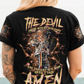 The Devil Saw Me With My Head Down Women's All Over Print Shirt - Tltw0305246