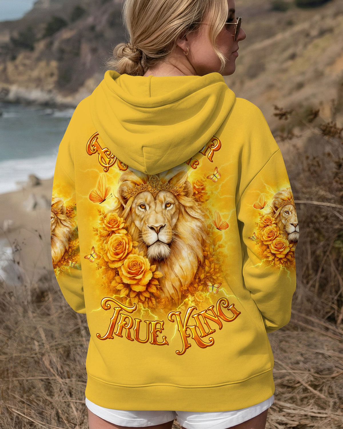 Daughter Of The One True King Lion Women's All Over Print Shirt   - Tltw2801263