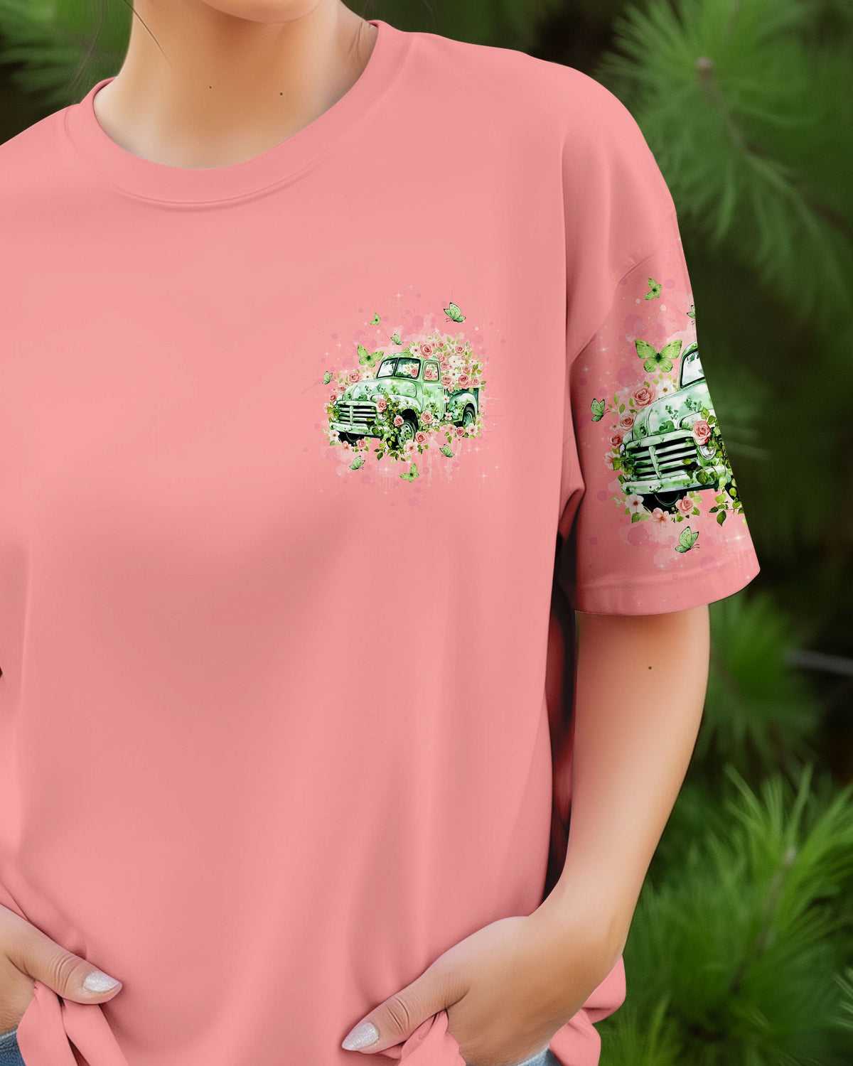 Life's A Journey Flower Truck Women's All Over Print Shirt - Tltw0412252