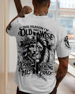 The Reason I’m Old And Wise Lion Men's All Over Print Shirt - Tlno0602261
