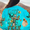 Faith Over Fear Women's All Over Print Shirt - Tltw1309235