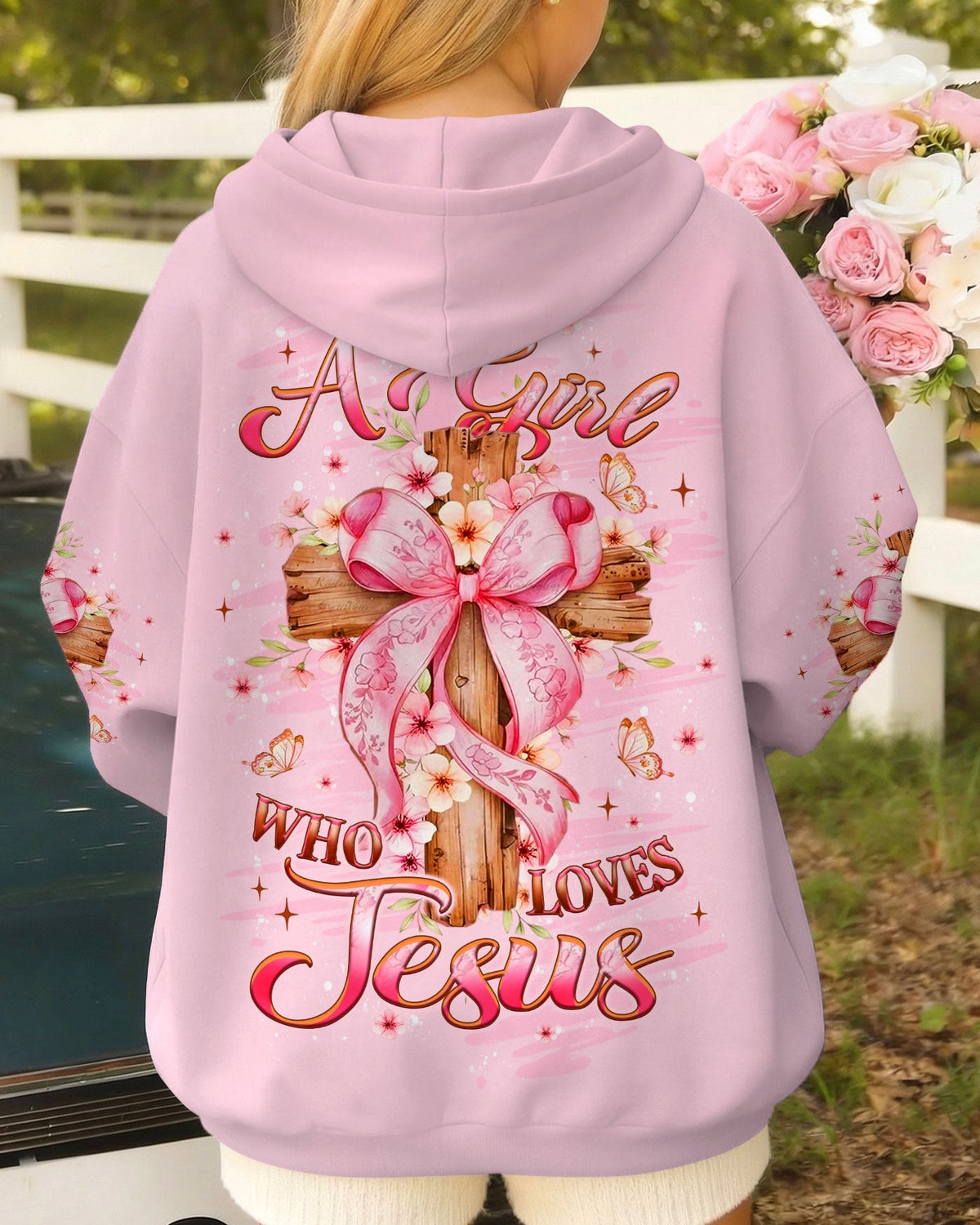 Just A Girl Who Loves Jesus Women's All Over Print Shirt - Yhlt3112252