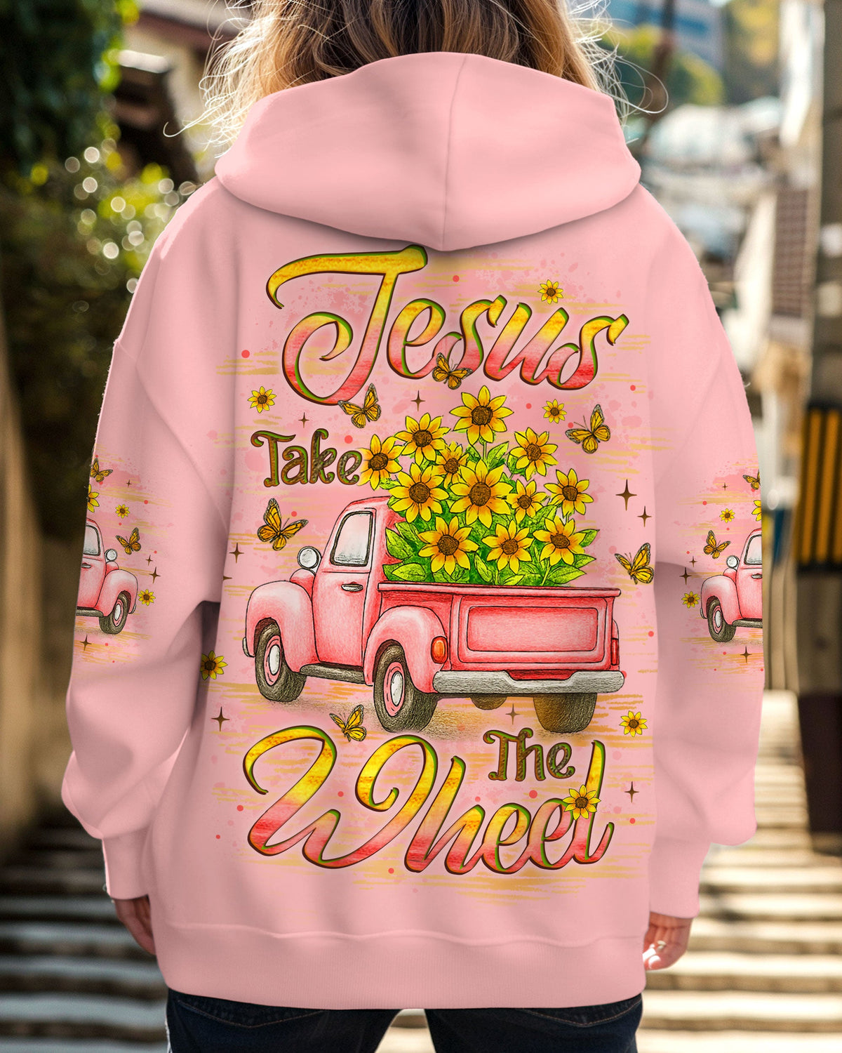 Jesus Take The Wheel Women's All Over Print Shirt - Yhlt1010252