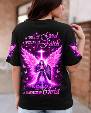A Child Of God A Woman Of Faith Women's All Over Print Shirt - Yhlt2301262