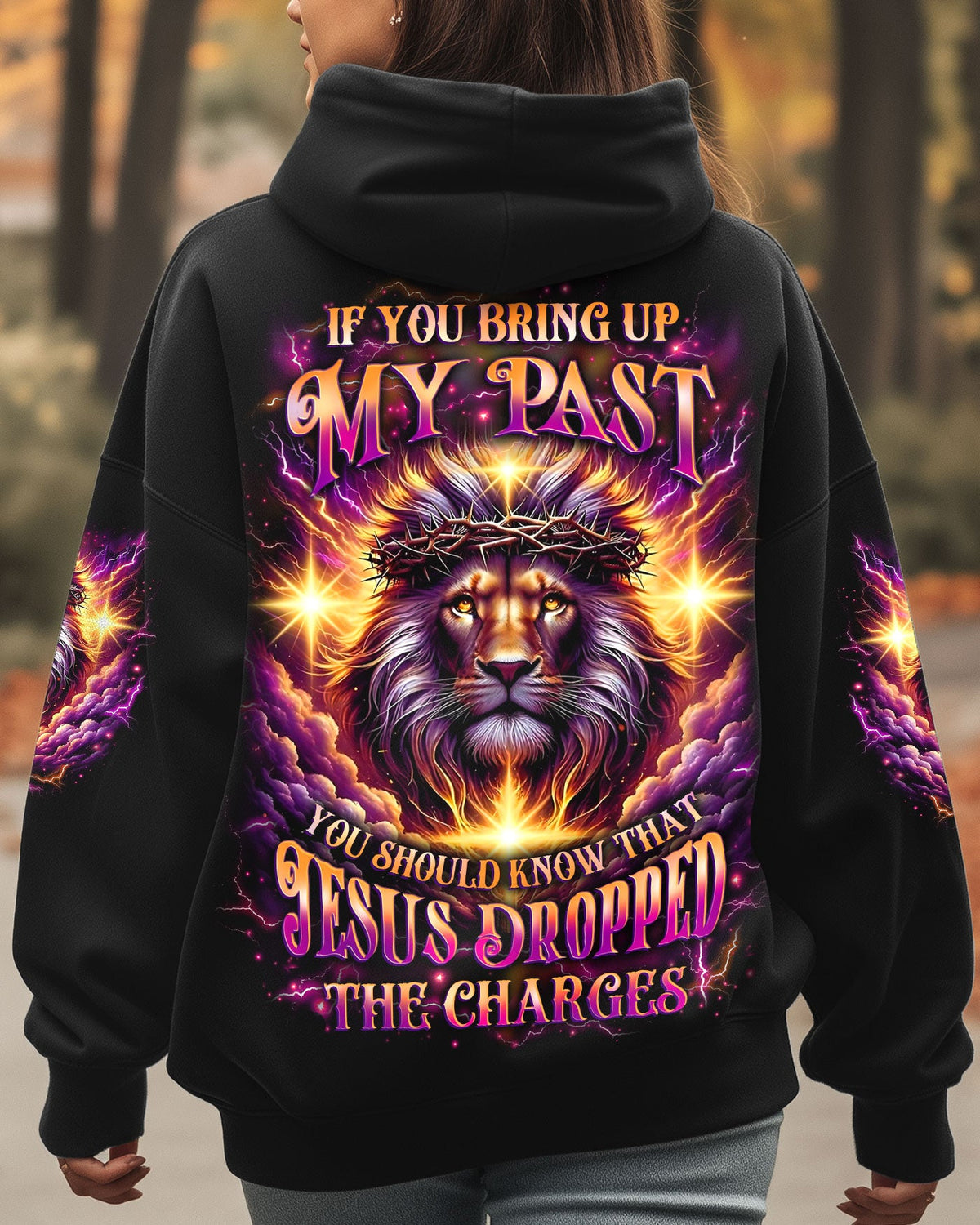 Jesus Dropped The Charges Lion Women's All Over Print Shirt - Yhlt1711252