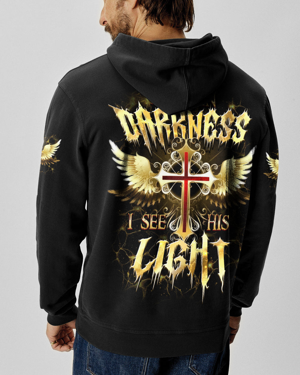 Even In Darkness I See His Light Men's All Over Print Shirt - Tytd0902263