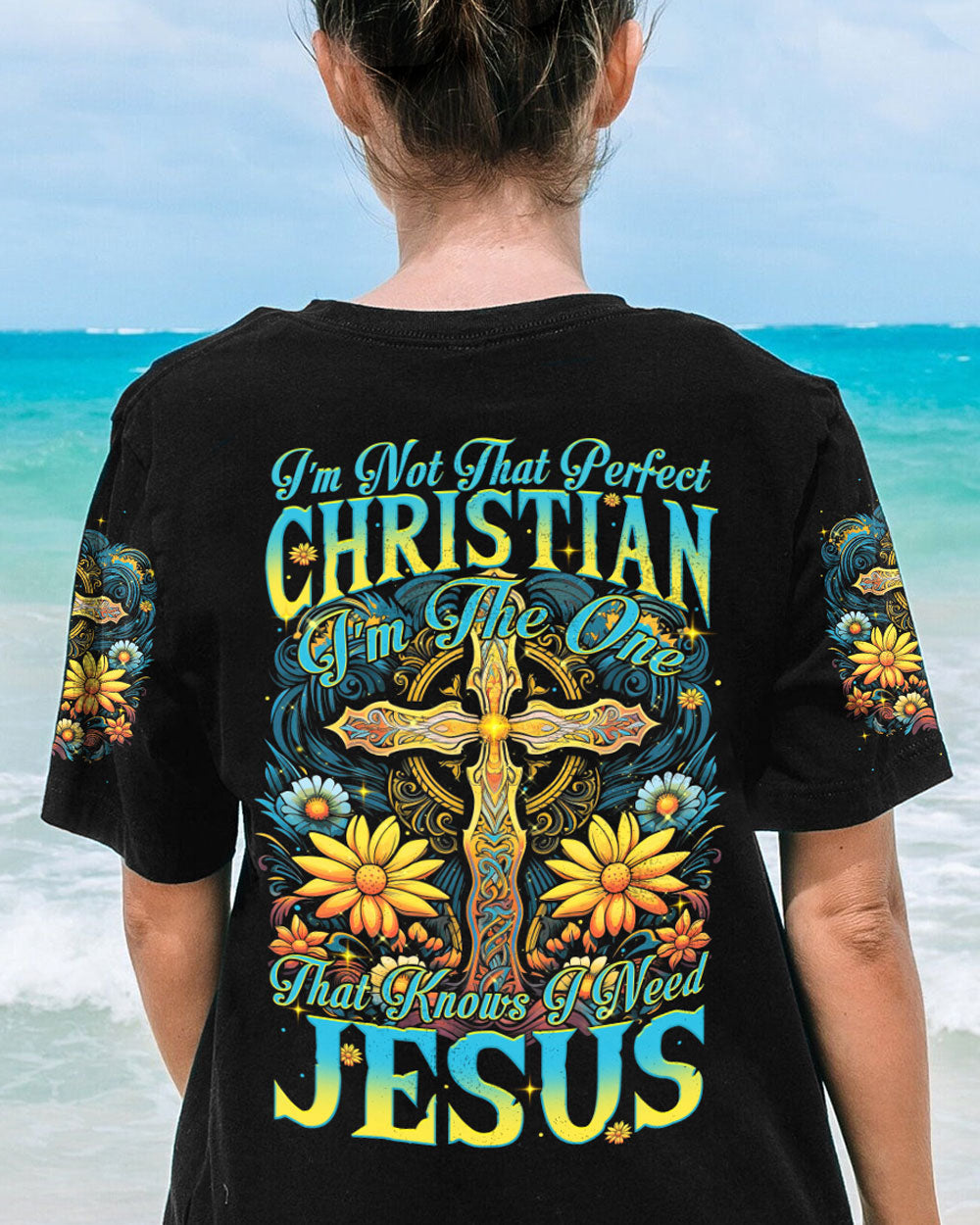 I'm Not That Perfect Christian Women's All Over Print Shirt - Tytm2706232