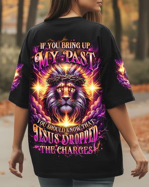 Jesus Dropped The Charges Lion Women's All Over Print Shirt - Yhlt1711252