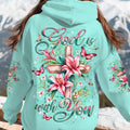 God Is With You Women's All Over Print Shirt - Yhlt2110252