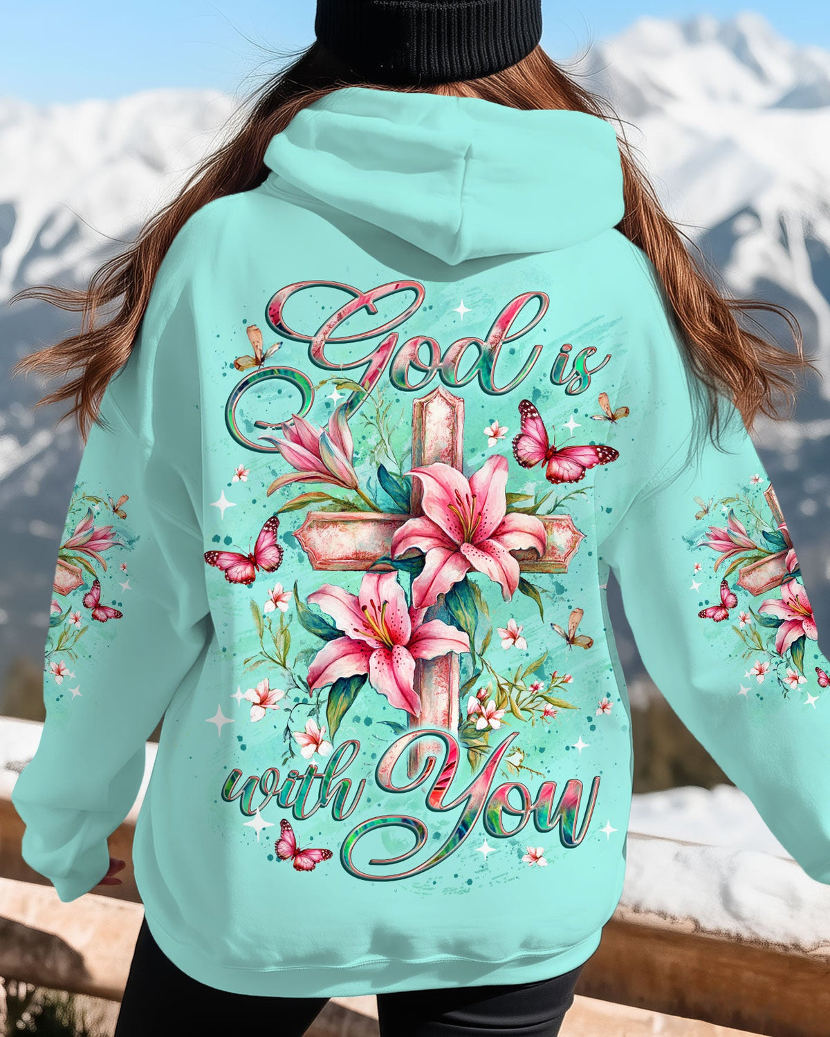 God Is With You Women's All Over Print Shirt - Yhlt2110252