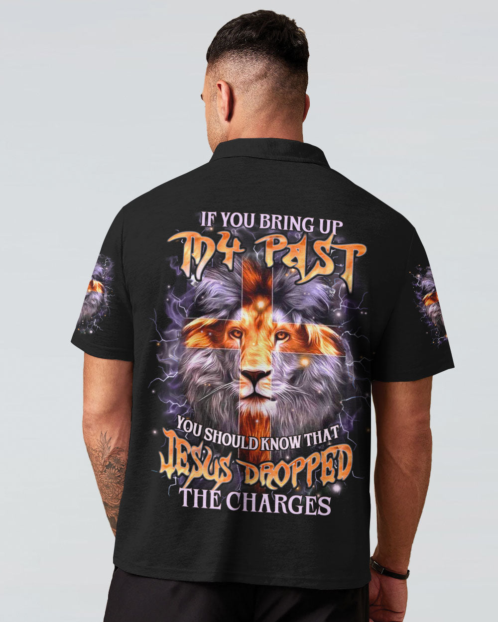 Jesus Dropped The Charges Lion Men's All Over Print Shirt - Yhhn0808241