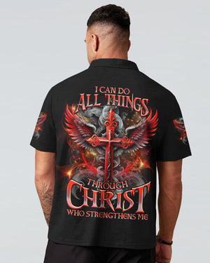 I Can Do All Things Cross Wings Men's All Over Print Shirt - Tlno0808244