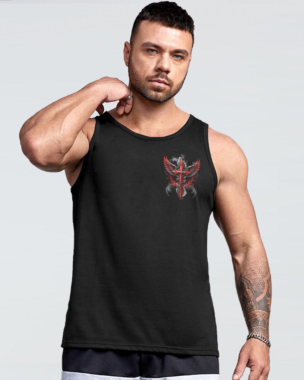 I Can Do All Things Cross Wings Men's All Over Print Shirt - Tlno0808244