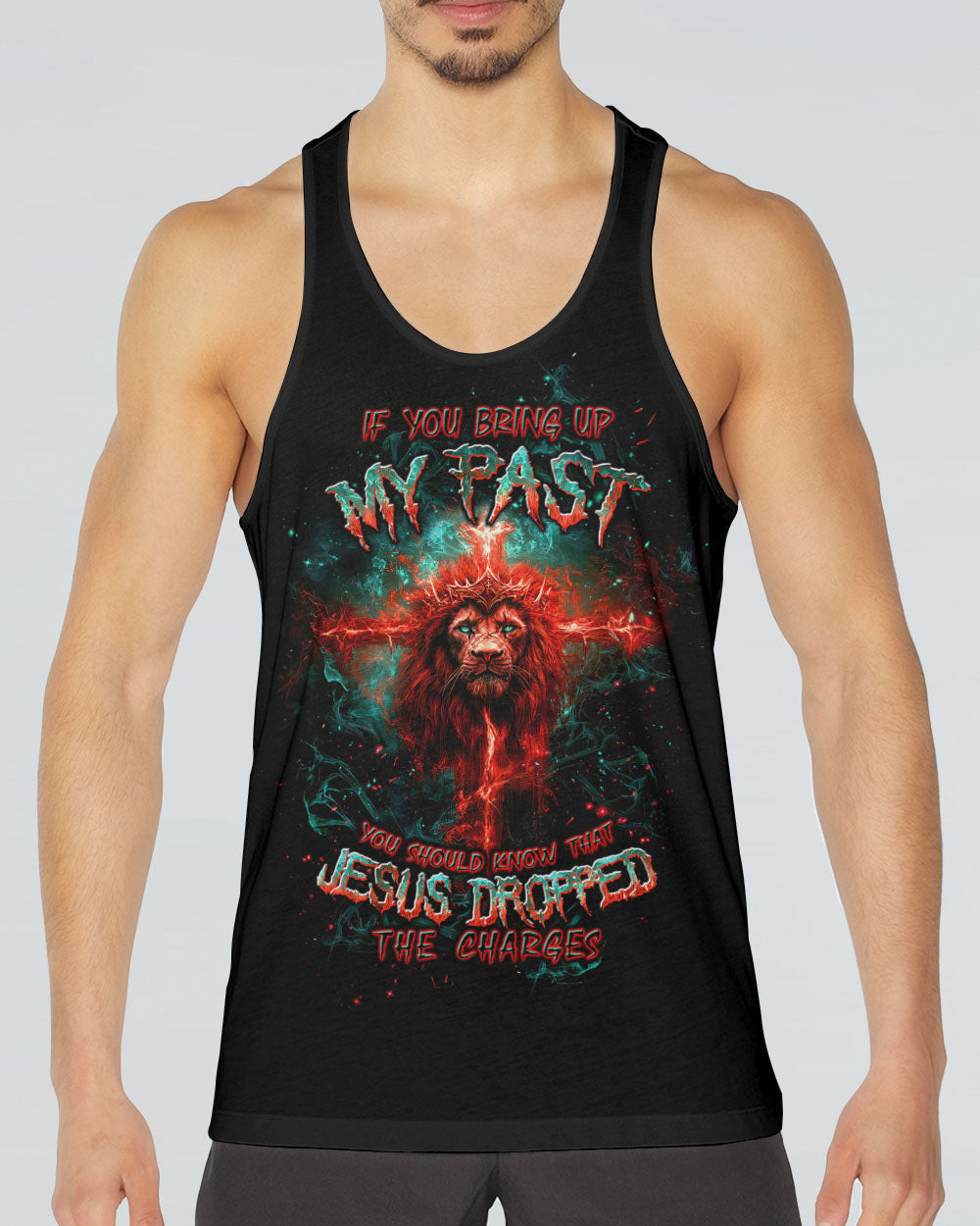 Jesus Dropped The Charges Lion Men's All Over Print Shirt - Tltw3008243