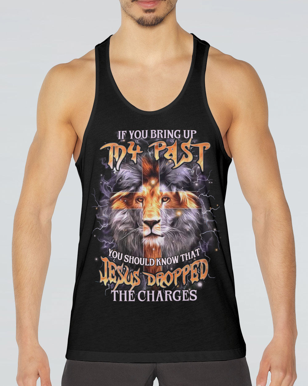 Jesus Dropped The Charges Lion Men's All Over Print Shirt - Yhhn0808241