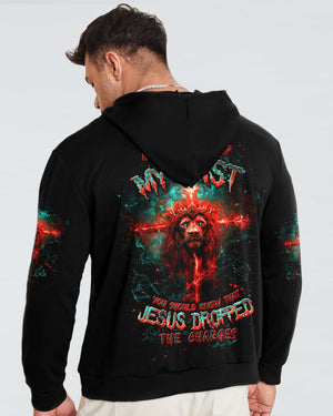 Jesus Dropped The Charges Lion Men's All Over Print Shirt - Tltw3008243