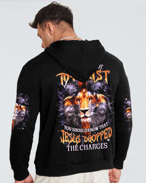Jesus Dropped The Charges Lion Men's All Over Print Shirt - Yhhn0808241