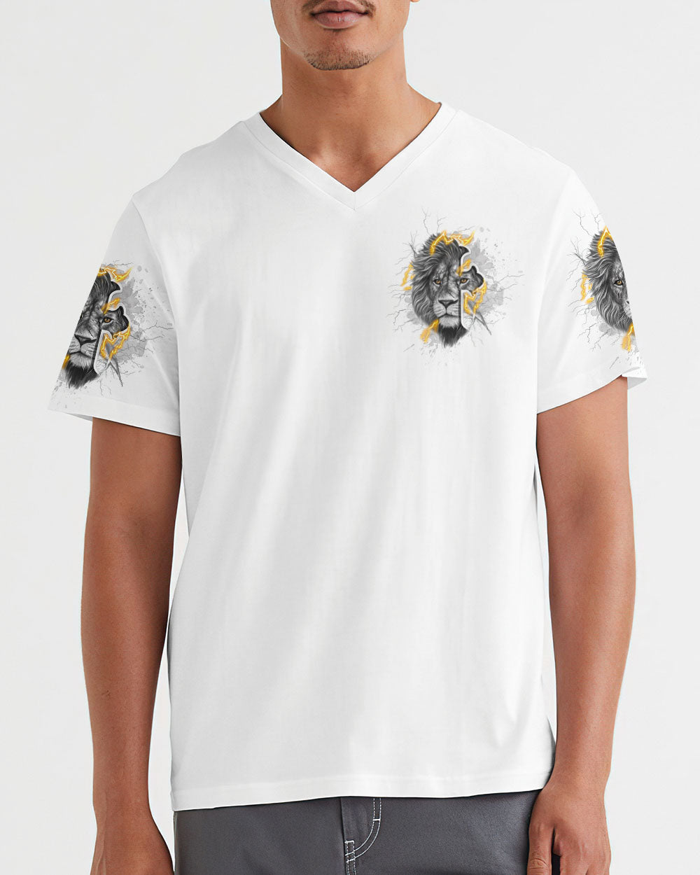 Jesus Dropped The Charges Lion Men's All Over Print Shirt - Tltw1009243