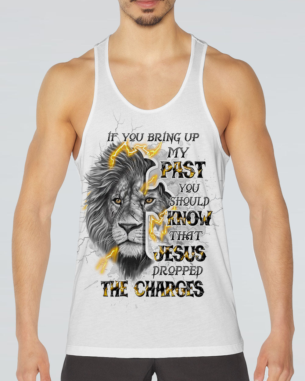Jesus Dropped The Charges Lion Men's All Over Print Shirt - Tltw1009243