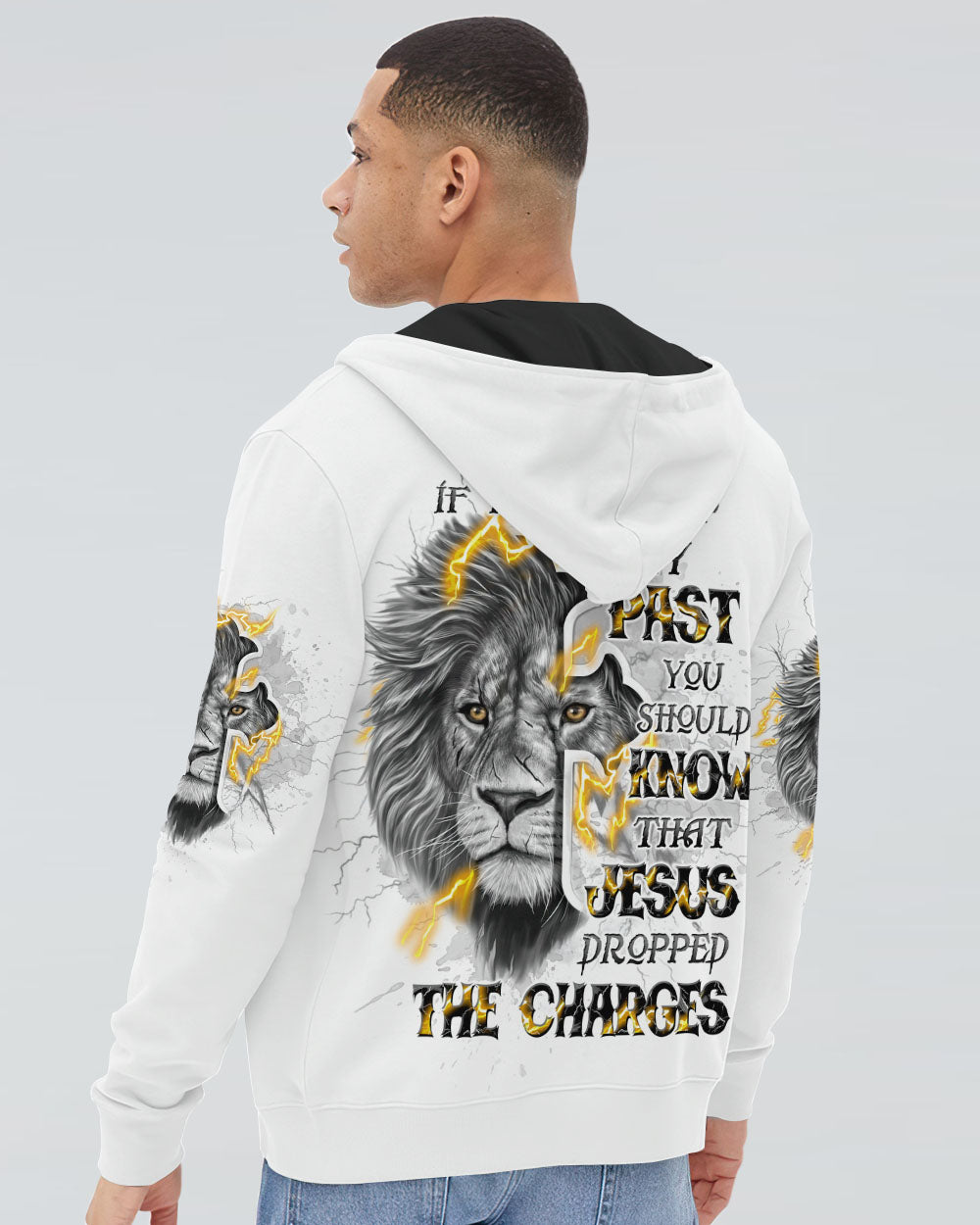 Jesus Dropped The Charges Lion Men's All Over Print Shirt - Tltw1009243
