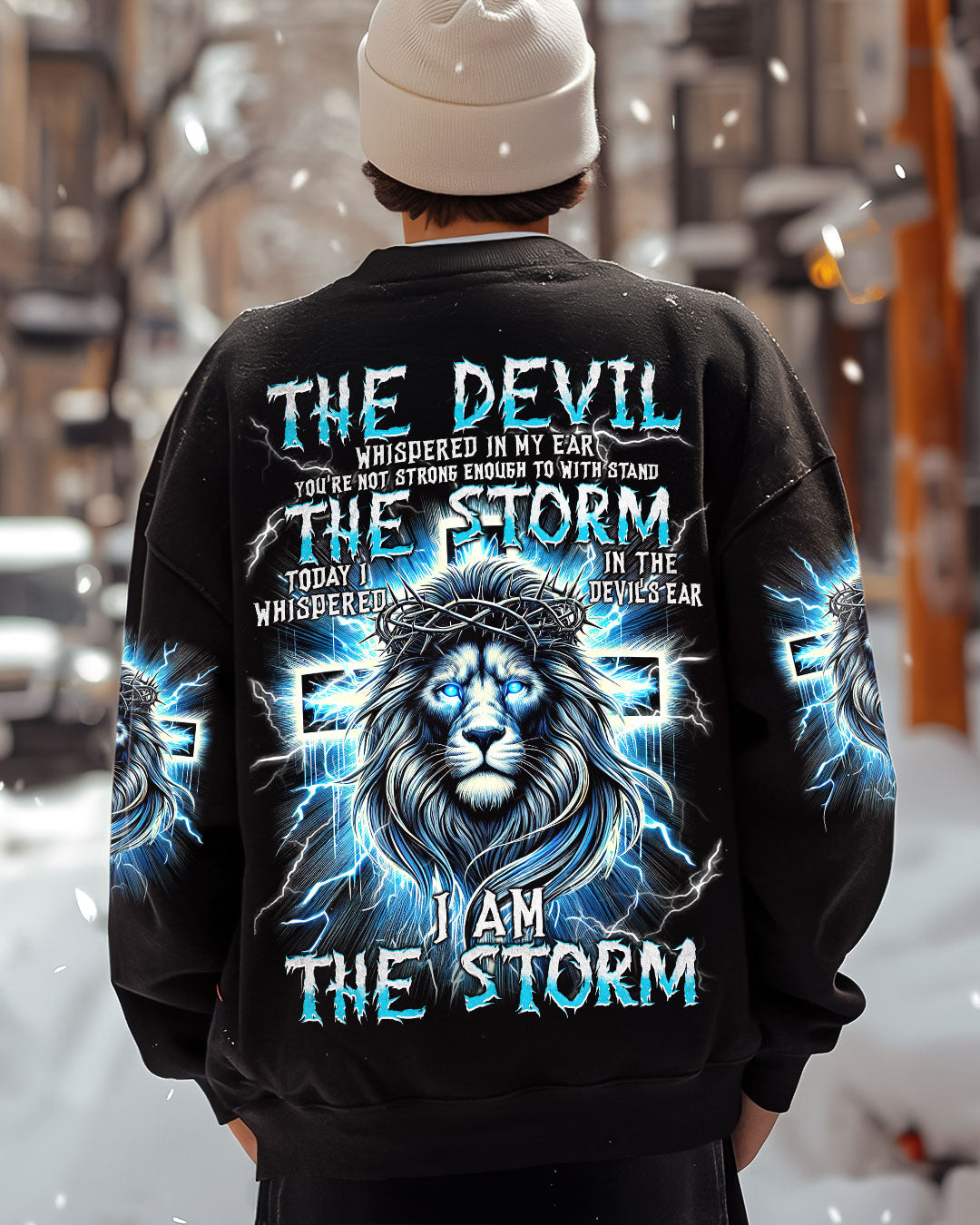 I Am The Storm Lion Men's All Over Print Shirt - Tytm3010241