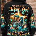 She Who Kneels Before God Lion Warrior Women's All Over Print Shirt - Tlno0102244