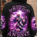 She Who Kneels Before God Warrior Women's All Over Print Shirt - Tlno1901243