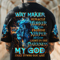 Way Maker Miracle Worker Cross Lion Men's All Over Print Shirt - Tlno1504244