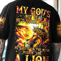 My God's Not Dead Lion Men's All Over Print Shirt - Tytm2301243