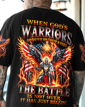When God's Warriors Go Down On Their Knees Men's All Over Print Shirt - Tytm1206242