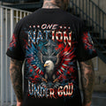 One Nation Under God Warrior Men's All Over Print Shirt - Yhln1006252