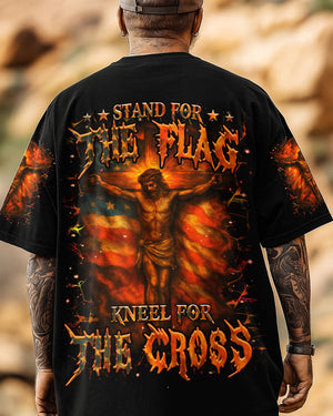 Stand For The Flag Kneel For The Cross Men's All Over Print Shirt - Yhhn1806252