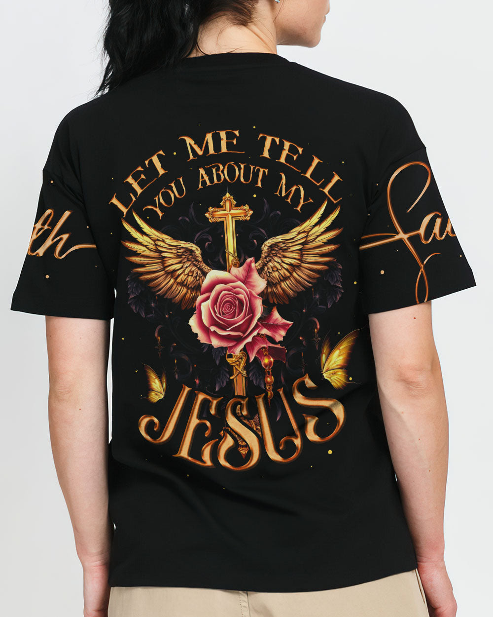 Let Me Tell You About My Jesus Women's All Over Print Shirt - Ty2606232